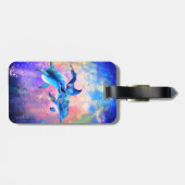 Dolfijnenfamilie Bagagelabel (Achterkant horizontaal)