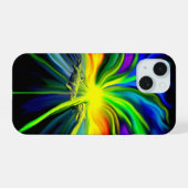 Dolfijnenfamilie in de Zonneschijn iPhone 15 Case (Achterkant horizontaal)