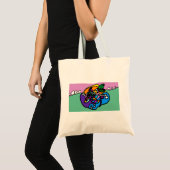Dolfijnengolf tote bag (Voorkant (product))