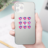 Dolfijnenhart liefde sticker (Telefoon)