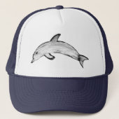 dolfijnenhonkbal trucker pet (Voorkant)