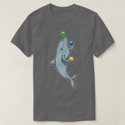 Dolfijnenjongleur T-shirt (Design voorkant)