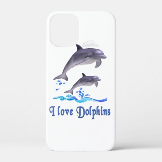 Dolfijnenliefde Case-Mate iPhone Case (Achterkant)