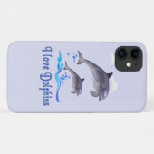 Dolfijnenliefde Case-Mate iPhone Case (Achterkant (horizontaal))