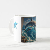 Dolfijnenliefde Koffiemok (Voorkant links)
