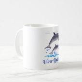 Dolfijnenliefde Koffiemok (Voorkant links)