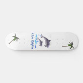 Dolfijnenliefde Persoonlijk Skateboard (Horizontaal)
