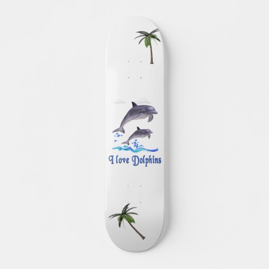 Dolfijnenliefde Persoonlijk Skateboard (Voorkant)