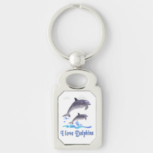 Dolfijnenliefde Sleutelhanger
