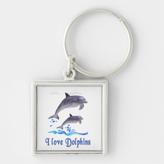 Dolfijnenliefde Sleutelhanger (Voorkant)