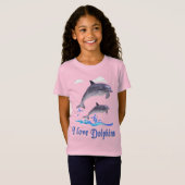 Dolfijnenliefde T-shirt (Voorkant volledig)