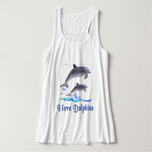 Dolfijnenliefde Tanktop