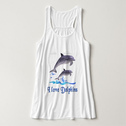 Dolfijnenliefde Tanktop (Design voorkant)