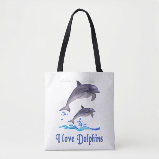 Dolfijnenliefde Tote Bag (Voorkant)