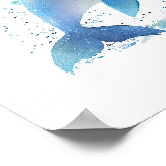 Dolfijnenmuurkunst Poster (Hoek)