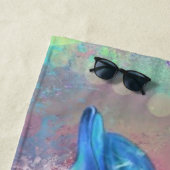 Dolfijnenpaar - Gelukkig - Mooi - Strandlaken (In situ)