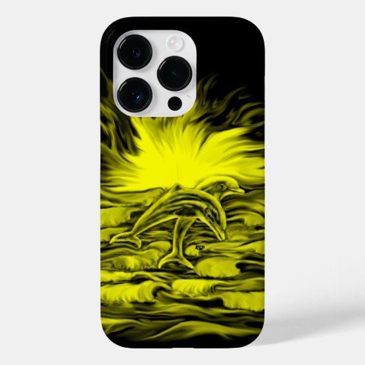 Dolfijnenpaar in de zon Case-Mate iPhone case (Achterkant)