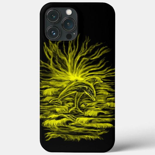Dolfijnenpaar in de zon Case-Mate iPhone case (Achterkant)