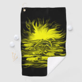Dolfijnenpaar in de zon golfhanddoek (Insitu)