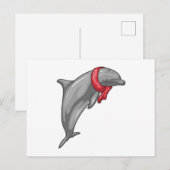 Dolfijnensjaal Briefkaart (Voorkant / Achterkant)