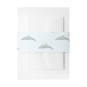 Dolfijnenstrand Uitnodigingen Wikkel (Voorkant Voorbeeld)