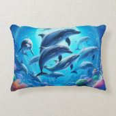dolfijnentuin accent kussen (Voorkant)