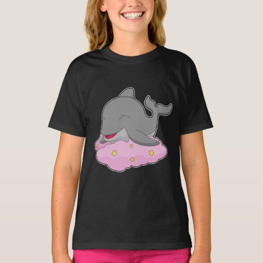 Dolfijnenwolken Sterren T-shirt (Voorkant)