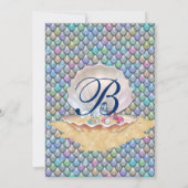 Dolfijnenzeemeermin onder de uitnodigingen van de  (Achterkant)