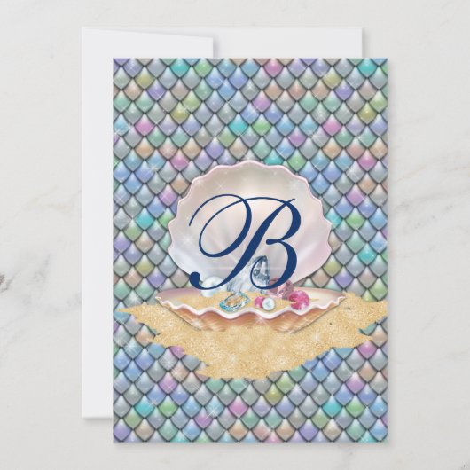 Dolfijnenzeemeermin onder de uitnodigingen van de  (Achterkant)