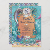 Dolfijnenzeemeermin onder de uitnodigingen van de  (Voorkant / Achterkant)