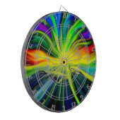 Dolfijnfamilie in de zon dartbord (Voorkant Links)