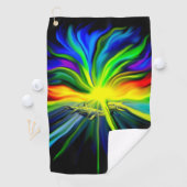 Dolfijnfamilie in de zon golfhanddoek (Insitu)