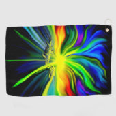 Dolfijnfamilie in de zon golfhanddoek (Horizontaal)