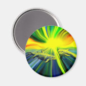 Dolfijnfamilie in de zon magneet (Voorkant / Achterkant)