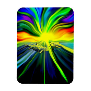 Dolfijnfamilie in de zon magneet