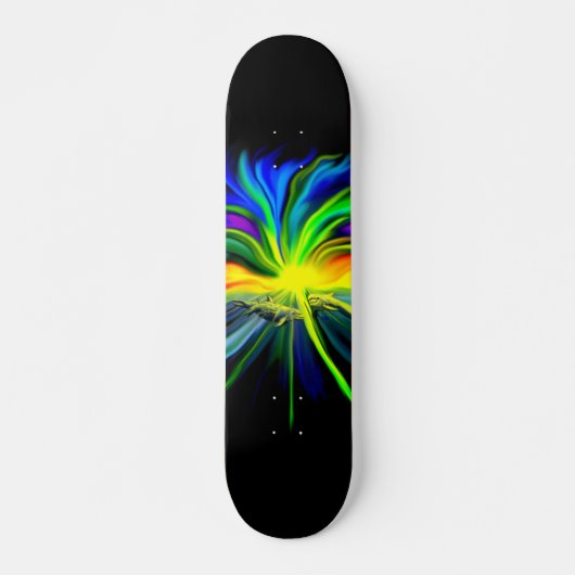 Dolfijnfamilie in de zon persoonlijk skateboard (Voorkant)