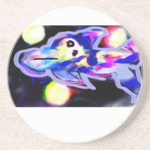 Dolfijngolf Zandsteen Onderzetter