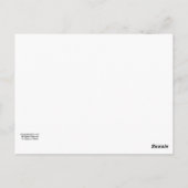 Dolfijnkop in aquamarinewater briefkaart (Achterkant)