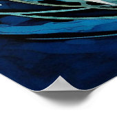 Dolfijnkunst Poster (Hoek)