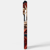 Dolfijnkunstwerk geïnspireerd door de oceaan Case-Mate iPhone case (Achterkant / Links)