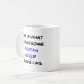 dolfijnliefhebber, geweldige koffiemok (Voorkant links)