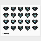 dolfijnliefhebber gewoon een meisje dat van dolfij hart sticker (Vel)