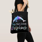 dolfijnliefhebbers cadeau| dit meisje houdt van do tote bag (Dichtbij)