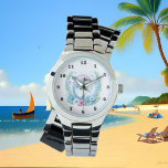 dolfijnliefhebbers van schattige waterverf horloge<br><div class="desc">schattige dolfijnliefhebbers waterverf</div>
