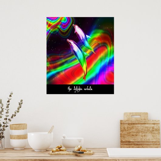 dolfijnnebula poster (Keuken)