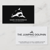 dolfijnpictogram visitekaartje (Voorkant / Achterkant)