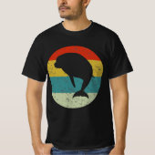 dolfijnretro silhouette 70s t-shirt (Voorkant)