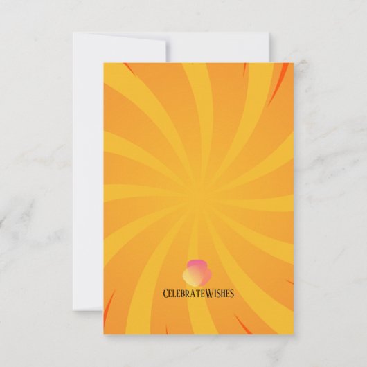 Dolfijn's Birthday Splash Kaart (Achterkant)