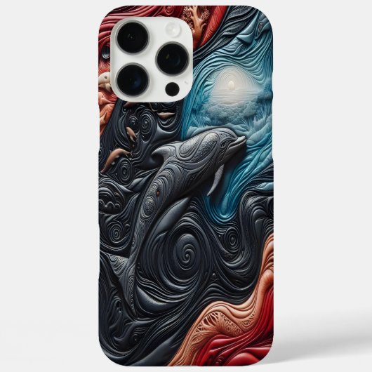Dolfijnse gratie in vibratie Case-Mate iPhone case (Achterkant)