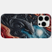 Dolfijnse gratie in vibratie Case-Mate iPhone case (Achterkant (horizontaal))
